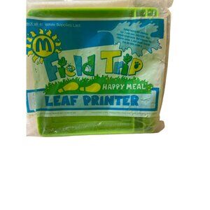 Vintage McDonalds Happy Meal Field Trip Leaf Printer Toy 1993 New In Package